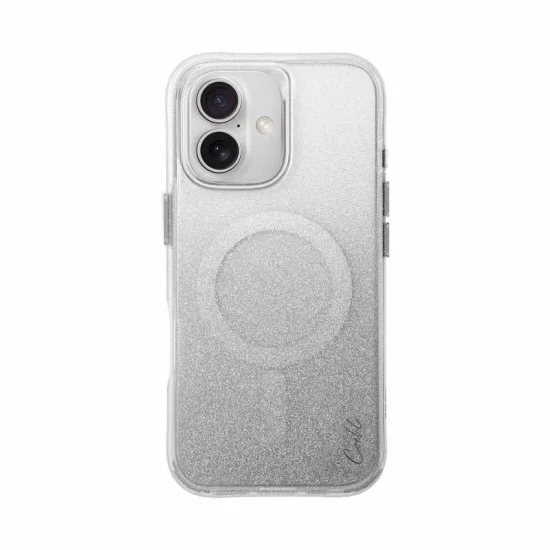 Cover Iphone 16 Coehl Magnetic Charging Linear Uniq - Sparkling Silver